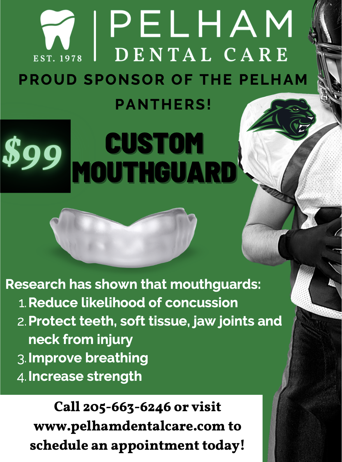 CUSTOM FIT MOUTHGUARDS Pelham Dental Care